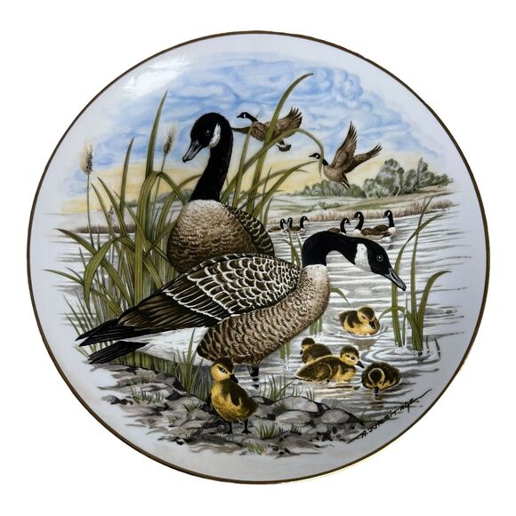 Game Birds of the South Southern Living Plate Canada Goose Plate AJ Heritage - Picture 1 of 2